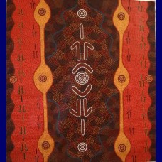 Aboriginal Art Canvas - David Morrison-Size:120x130cm - H
